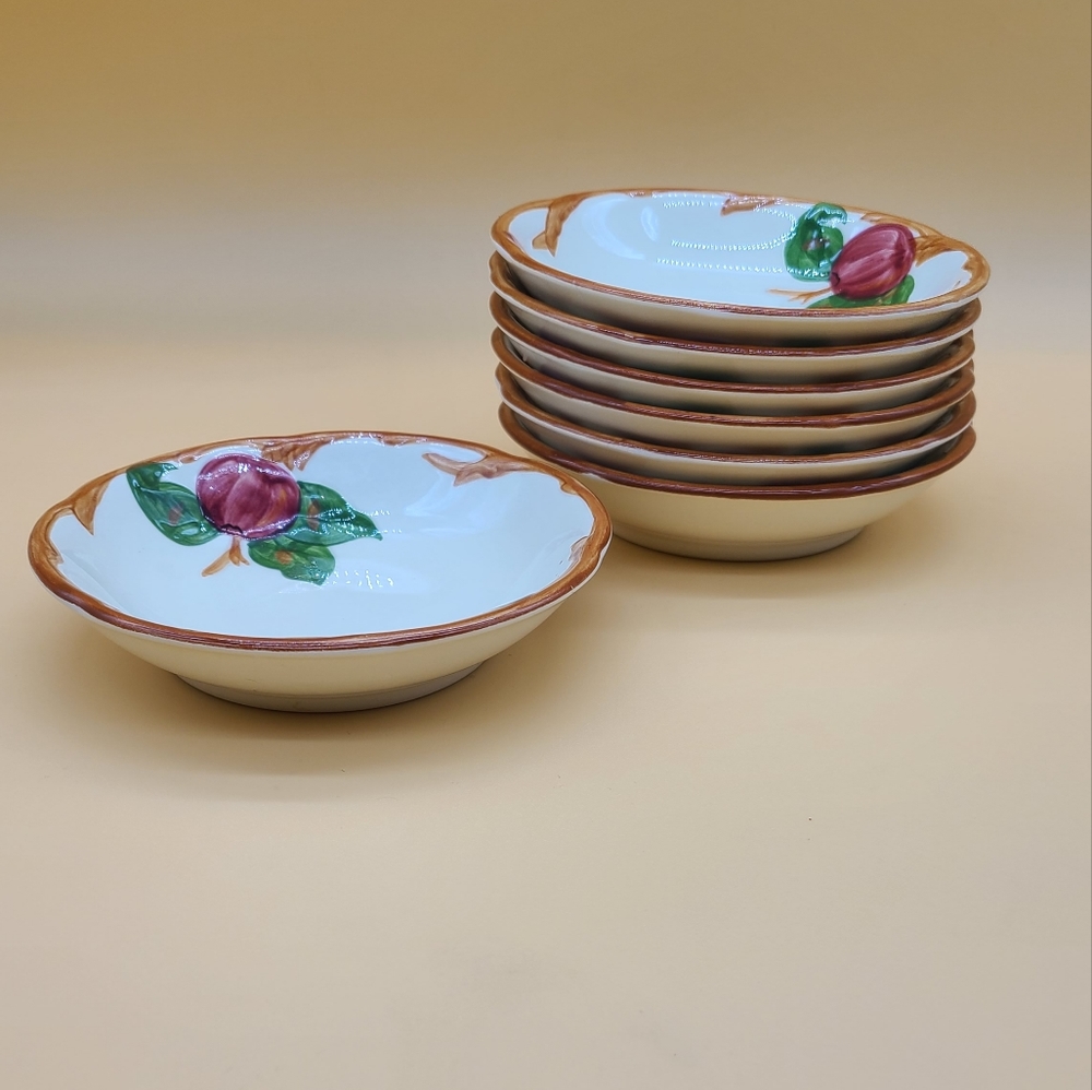 Franciscan APPLE Dessert Berry Bowls Set of 7